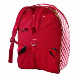 mochila con ruedas rosa