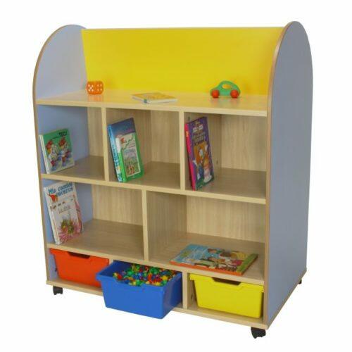 Mueble carrito biblioteca infantil