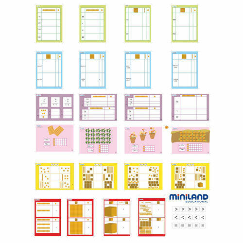 Base 10 encajable 121 pcs Miniland