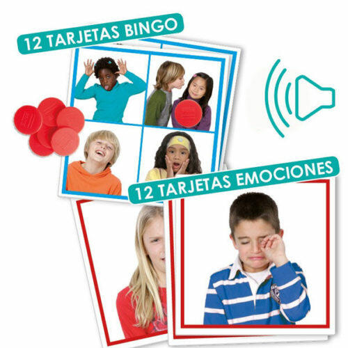 Material educativo BINGO: SONIDOS DE LAS EMOCIONES | Akros BINGO: SONIDOS DE LAS EMOCIONES