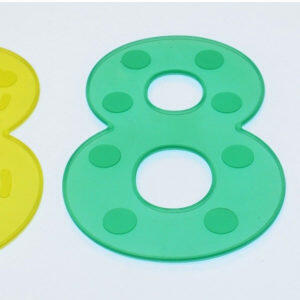 Numeros en verde commotion