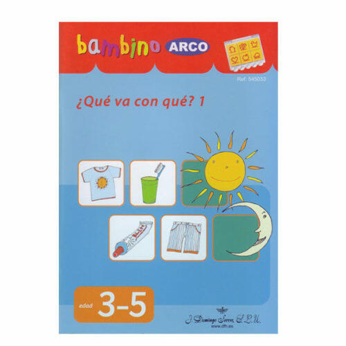 cuaderno Bambino Arco: ¿Qué va con qué? 1 | Bambino Arco: ¿Qué va con qué? 1