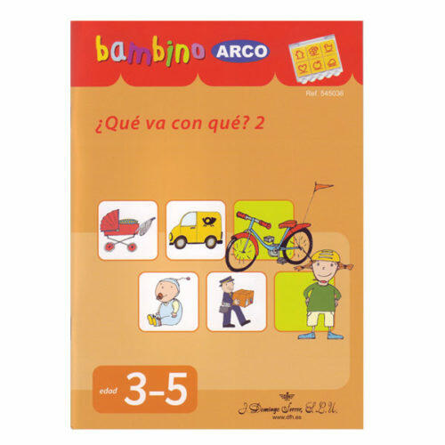 cuaderno Bambino Arco: ¿Qué va con qué? 2 | Bambino Arco: ¿Qué va con qué? 2