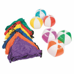 Set de 6 paracaidas con pelota