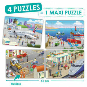 Puzzles cooperativos la ciudad