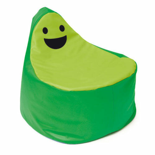 Puff Smiley BanBag Verde y Verde oscuro