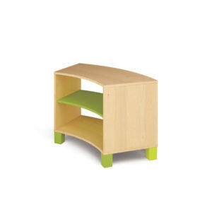 Equipamiento aula escolar Mueble Curvado Bajo