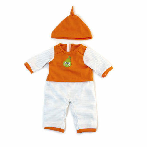 Pijama Frio Naranja Rayas 40CM