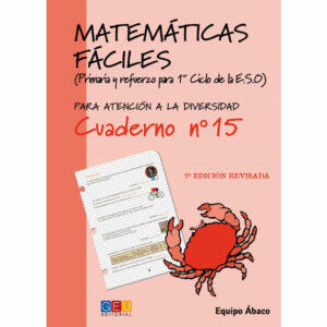 Libro Matematicas Matematicas Faciles 15 Editorial GEU