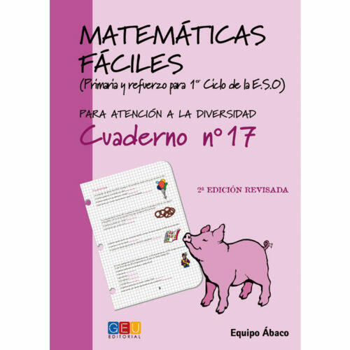 Libro Matematicas Matematicas Faciles 17 Editorial GEU