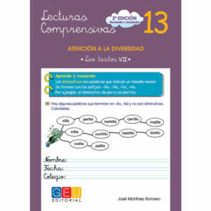 Libro Lengua y Literatura Lecturas Comprensivas 13 Editorial GEU