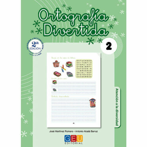 Libro Lengua y Literatura Ortografia Divertida 2 Editorial GEU