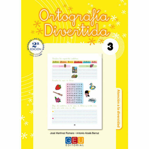 Libro Lengua y Literatura Ortografia Divertida 3 Editorial GEU