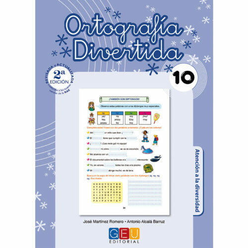 Libro Lengua y Literatura Ortografia Divertida 10 Editorial GEU