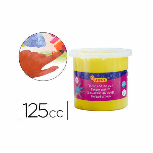 Pintura de dedos 5 unidades 125 ml Jovi | Pintura de dedos 5 unidades 125 ml marca Jovi