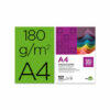 Cartulina liderpapel a4 180g/m2 verde paquete de 100 Liderpapel