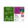 Cartulina liderpapel a4 180g/m2 verde billar paquete de 100 Liderpapel