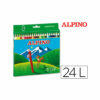 Lapices de colores alpino 658 c/ de 24 colores largos