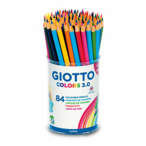 Lapices de colores giotto colors 30 bote plastico de 84 lapices colores surtidos