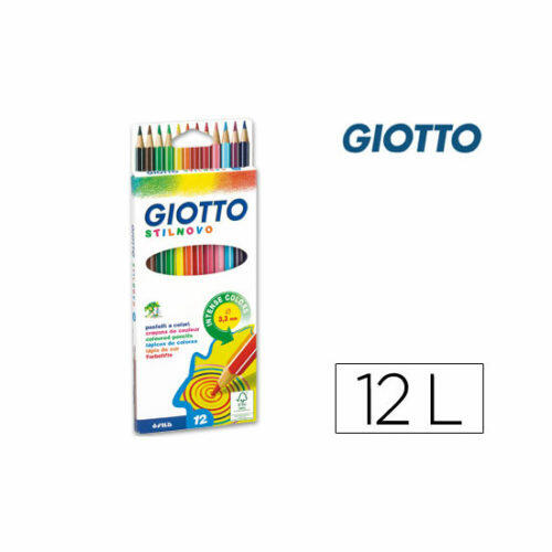 Lapices de colores giotto stilnovo 12 colores unidad