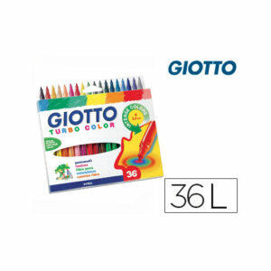 Rotulador giotto turbo color caja de 36 colores