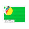 Goma eva ondulada liderpapel 50x70cm 2,2mm de espesor verde Paquete de 10 hojas Liderpapel