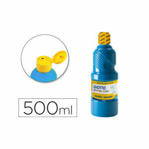 Tempera liquida giotto escolar lavable 500 ml azul