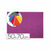 Goma eva liderpapel 50x70cm 60g/m2 espesor 2mm textura toalla lila Paquete de 10 hojas Liderpapel