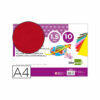 Goma eva liderpapel din a4 60g/m2 espesor 1,5mm rojo paquete de 10 hojas Liderpapel