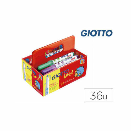 Rotulador giotto bebe super schoolpack de 36 unidades