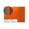 Goma eva liderpapel 50x70 cm espesor 2 mm metalizada naranja Paquete de 10 hojas Liderpapel