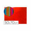 Goma eva liderpapel 50x70 cm espesor 2 mm metalizada rojo Paquete de 10 hojas Liderpapel