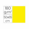 Cartulina liderpapel 50x65 cm 180g/m2 amarillo limon paquete de 25 Liderpapel