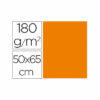 Cartulina liderpapel 50x65 cm 180g/m2 naranja fuerte paquete de 25 Liderpapel