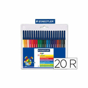 Rotulador Staedtler Noris club estuche de 20 colores