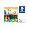 Lapices de colores Staedtler Wopex ecologico 24 colores en caja de carton