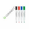 Rotulador q-connect pizarra blanca colores surtidos punta redonda 3.0 mm.