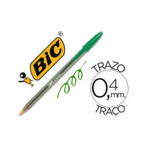 Boligrafo Bic Cristal Verde -Unidad