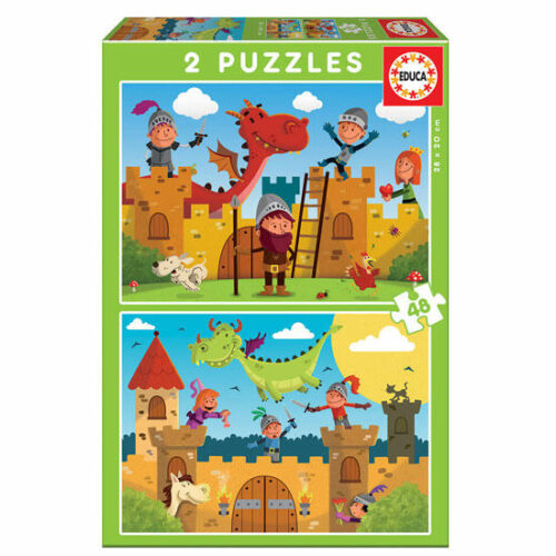 Puzzles Dragones y Caballeros 2x48