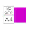 Papel Color Liderpapel A4 80G/M2 Fucsia - Paquete de 100