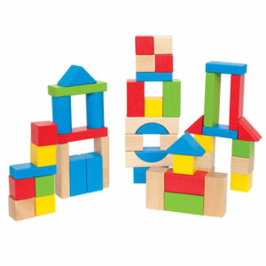 bloques de construccion de madera