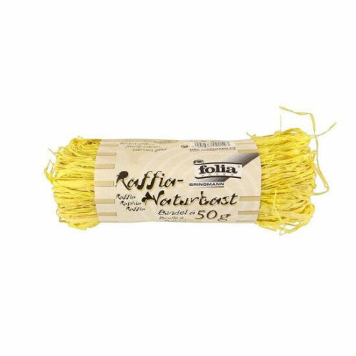 Rafia Natural Lemon Yellow