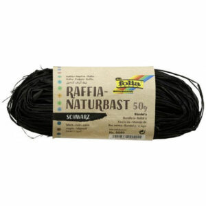 Rafia Natural Black