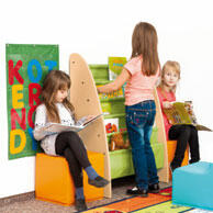 Mobiliario de biblioteca infantil