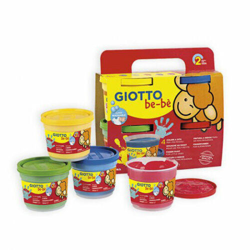 Giotto Be-Bè Pintura A Dedos 4X150 G