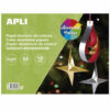 Papel Aluminio Colores Surtidos - 10 Hojas Apli