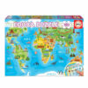 Puzzle Mapamundi Monumentos - 150 pzs