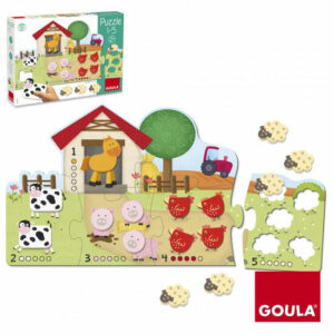 puzzle contar 1 al 5 goula