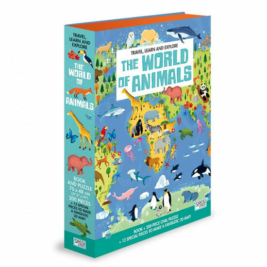 Libro Puzzle El Mundo de los Animales Manolito Books en Infanity